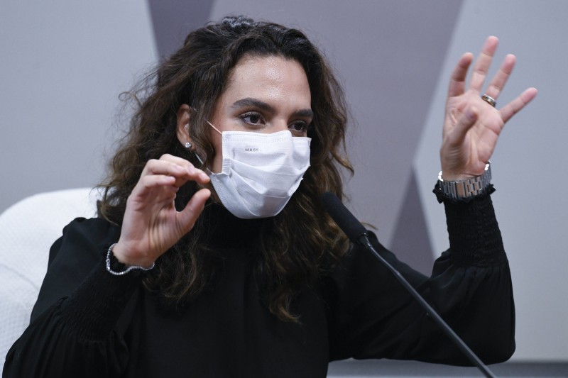 Luana: 'Tratamento precoce não existe para covid' - (Foto: Jefferson Rudy/Agência Senado - 02.06.2021)