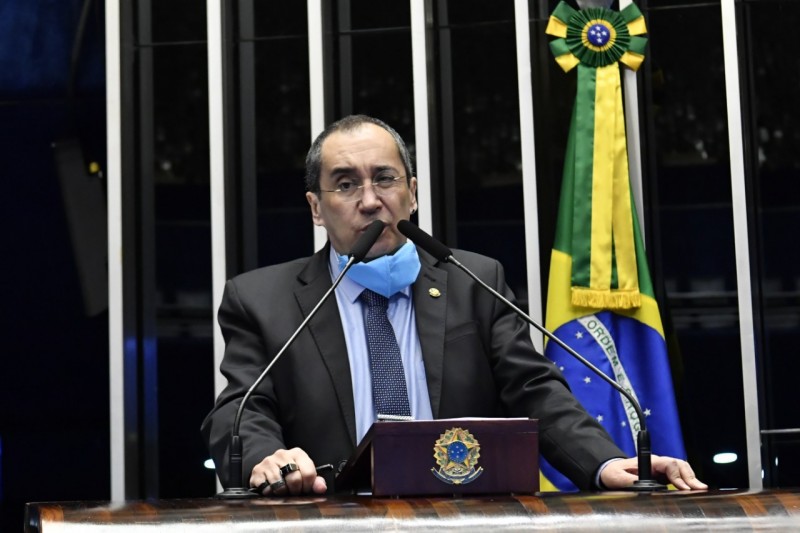 Senador Jorge Kajuru (Podemos-GO) disse que o Editorial manifesta preocupação com as manifestações programadas para o dia 7 de setembro - Waldemir Barreto/Agência Senado