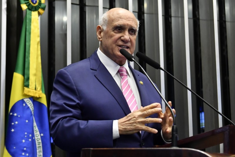 O senador Lasier Martins (Podemos-RS) pediu que o Presidente do Senado, Rodrigo Pacheco, aceite o pedido de abertura de processo de impeachment contra o ministro do Supremo Tribunal Federal, Alexandre de Moraes - Waldemir Barreto/Agência Senado