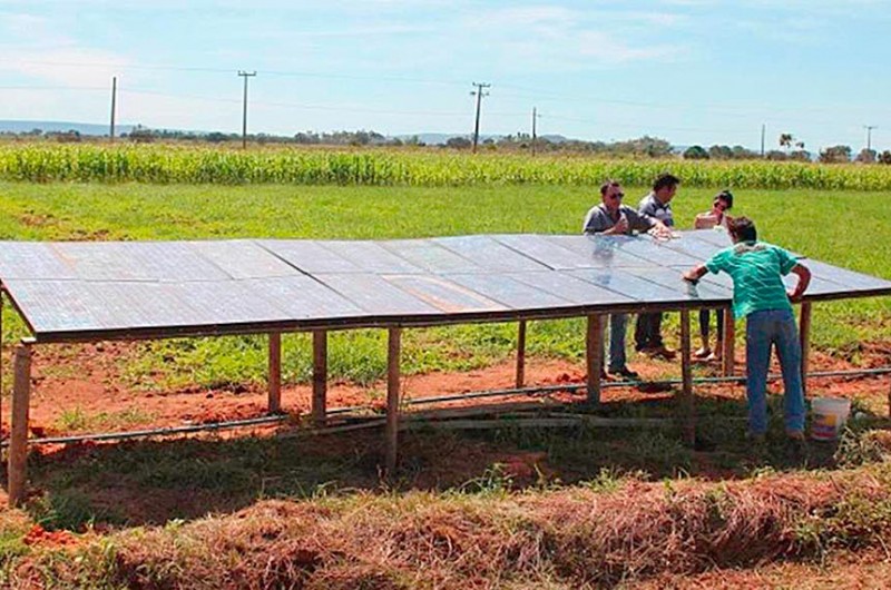Instalação de kits de energia solar em assentamento no Tocantins - Arquivo/SEAGRO