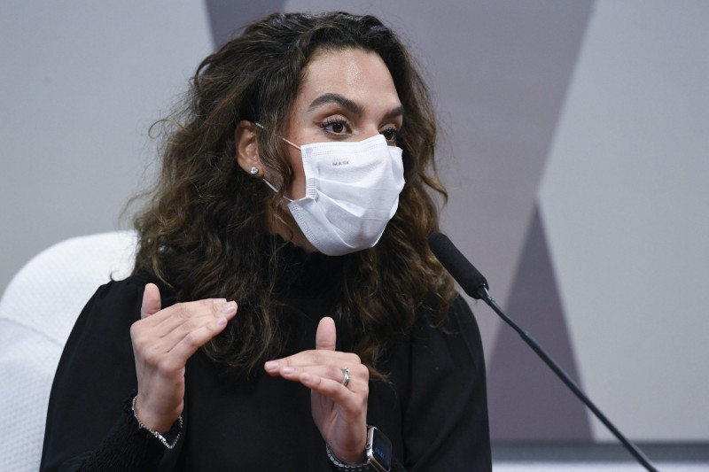 A médica Luana Araújo, que Queiroga desistiu de nomear ao Ministério da Saúde - (Foto: Jefferson Rudy/Agência Senado - 02.06.2021)