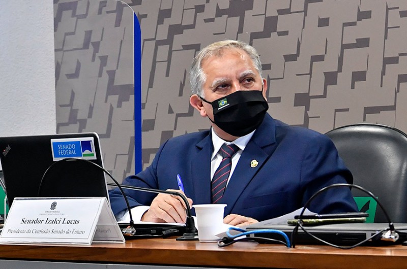 O debate foi conduzido pelo presidente da Comissão Senado do Futuro (CSF), senador Izalci Lucas - Waldemir Barreto/Agência Senado