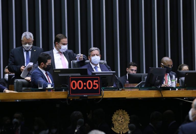 Presidente da Câmara, Arthur Lira, comanda sessão do Plenário - (Foto: Michel Jesus/Câmara dos Deputados)