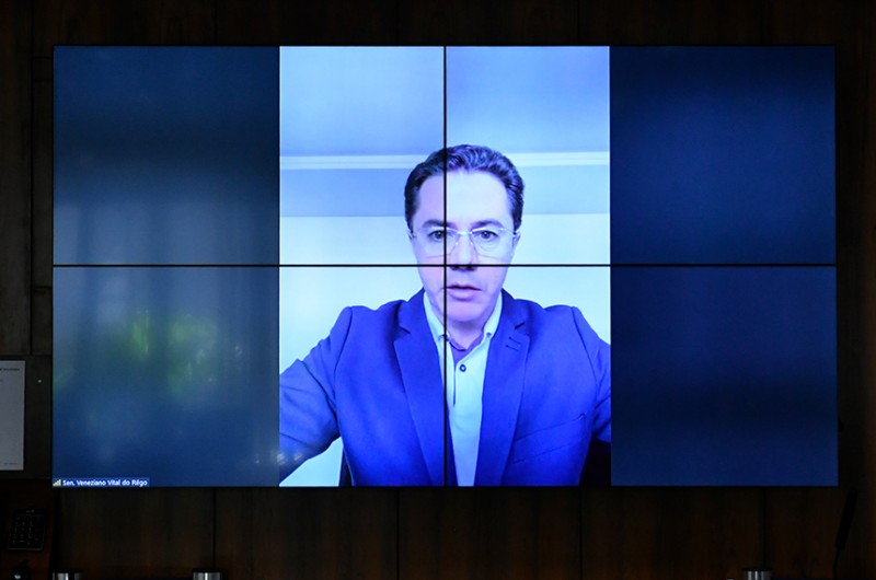 O senador Veneziano Vital do Rêgo (MDB-PB) foi o autor do requerimento de convite ao ministro - Roque de Sá/Agência Senado