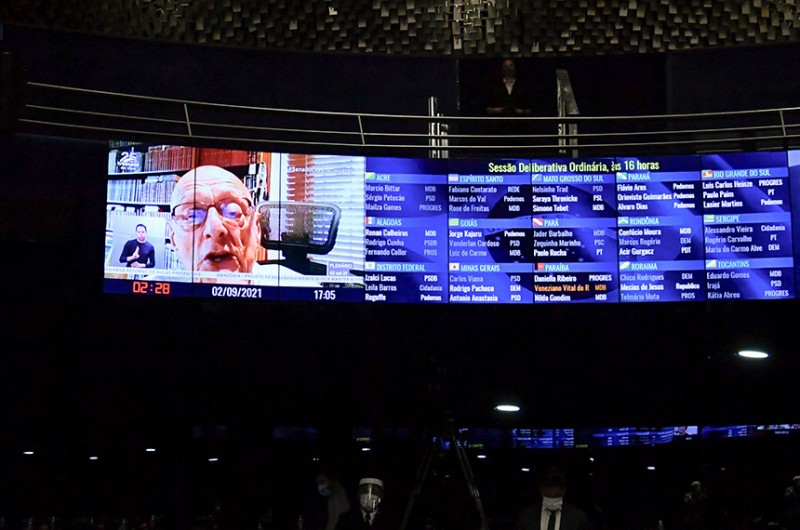 Senador Espiridião Amin (PP-SC) disse que a não realização de sessões da Comissão mais importante do Senado gera especulações sobre os motivos disso estar acontecendo - Waldemir Barreto/Agência Senado