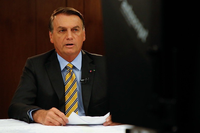 Bolsonaro pediu a empreendedores das nações que identifiquem novas oportunidades comerciais - (Foto: Anderson Riedel/PR - 02/06/2021)