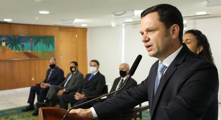 Ministro da Justiça, Anderson Torres MARCOS CORRÊA/PR - 06.04.2021
