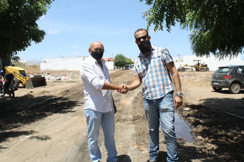 Secretário de infraestrutura do município, Marcone Santos