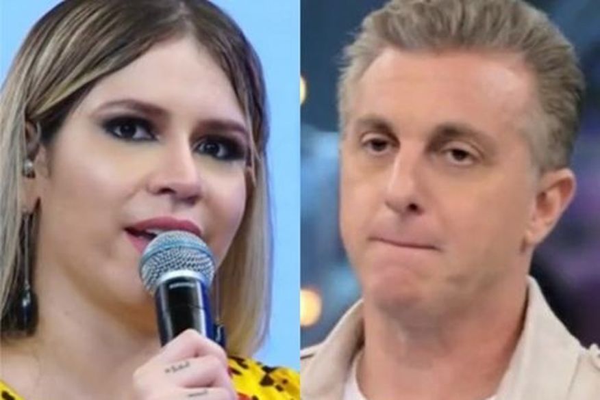 Na semana passada, Huck falava sobre a morte de Marília Mendonça, quando recordou a última vez que a cantora se apresentou em seu programa, ao lado de Maiara e Maraisa (Foto: Reprodução)