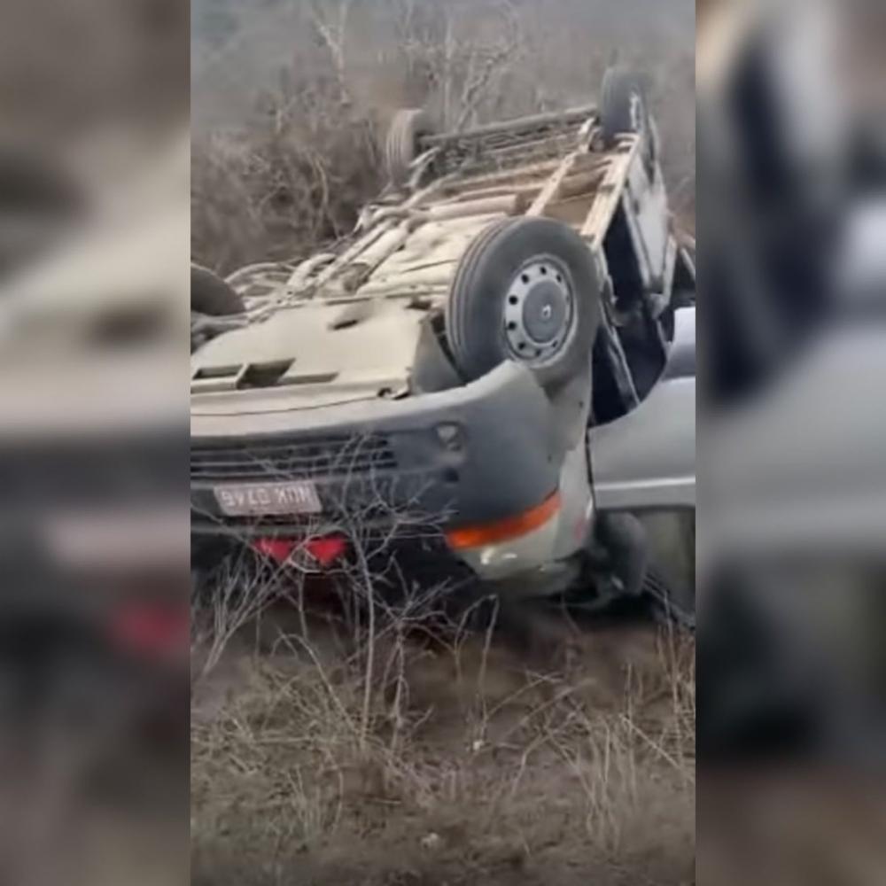 Acidente aconteceu na BR-230 em Soledade | Imagem compartilhada no WhatsApp