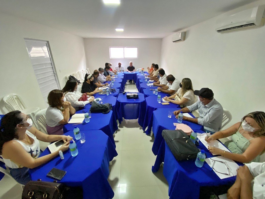 Nabor Wanderley - reunião com os secretários