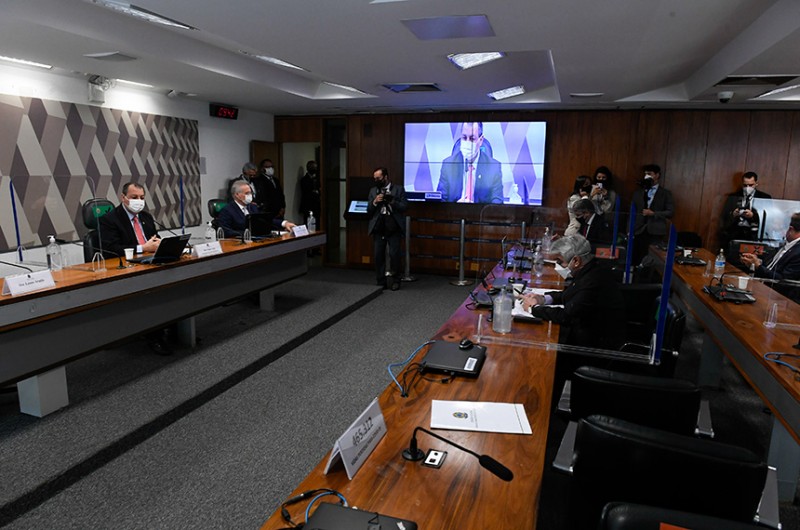 Entre os alvos da CPI está o suposto grupo de assessoramento informal do presidente da República sobre a pandemia - Jefferson Rudy/Agência Senado