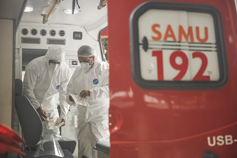 Equipe do Samu em Recife (PE) - (Foto: Andréa Rêgo Barros/Prefeitura de Recife)