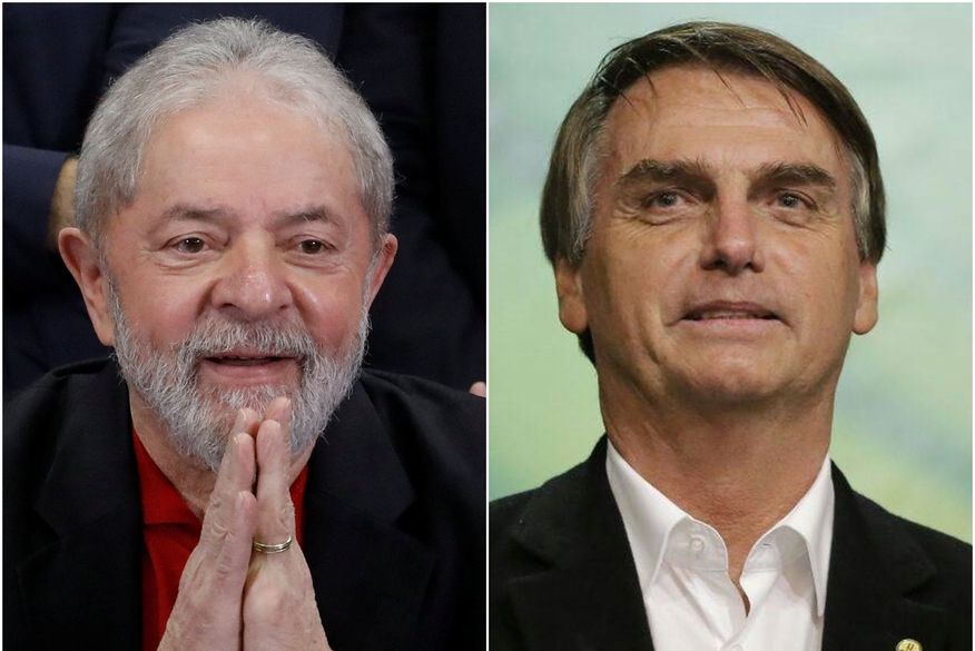 O ex-presidente Luiz Inácio Lula da Silva (PT) e o presidente Jair Bolsonaro (PL) (Foto: Reprodução)