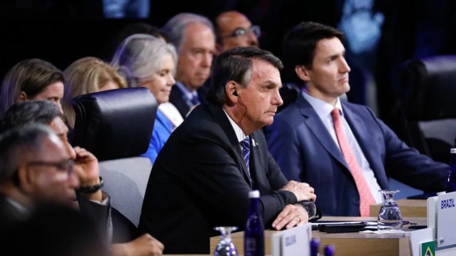 Reprodução/Itamaraty Brasil - 10.06.2022 Bolsonaro afirmou que hackers interferiram na votação do primeiro turno de 2018