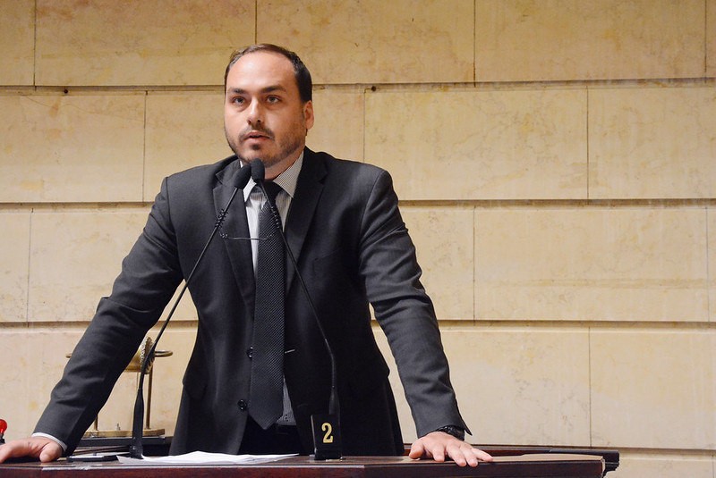 CPI pode quebrar sigilo de Carlos Bolsonaro - (Foto: Câmara dos Vereadores do Rio de Janeiro/ Divulgação)