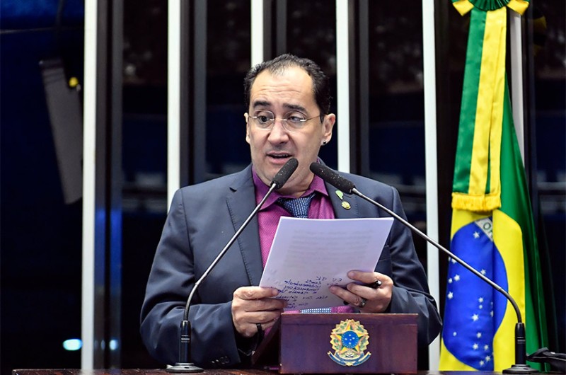 O senador Jorge Kajuru criticou o argumento de que a instalação da CPI para investigar suspeitas de corrupção no Ministério da Educação seja eleitoreiro - Waldemir Barreto/Agência Senado