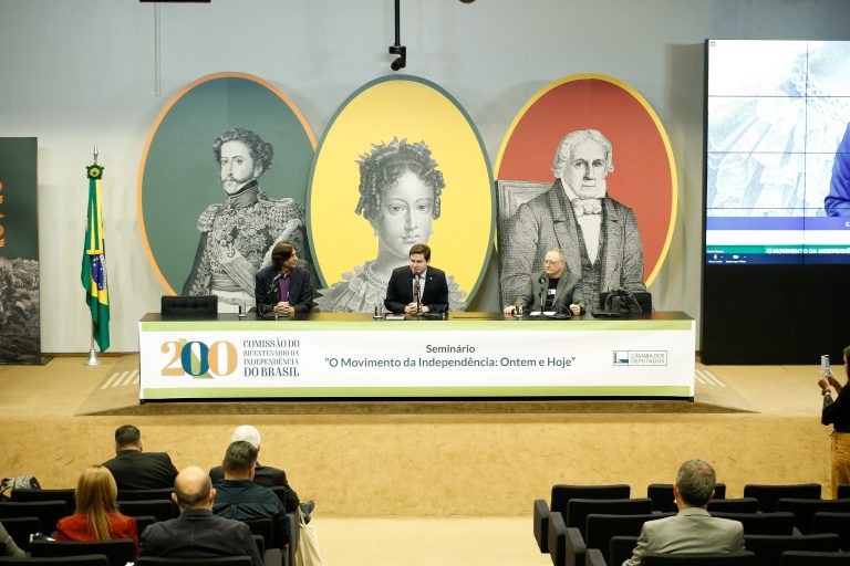 Deputado Enrico Misasi (C) no seminário: objetivo é a rememoração coletiva - (Foto: Elaine Menke/Câmara dos Deputados)