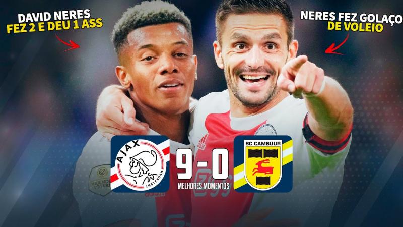SEM DÓ NEM PIEDADE! COM 2 GOLS E UM GOLAÇO DE VOLÊIO DAVID NERES COMANDA GOLEADA POR 9 x 0 DO AJ4X