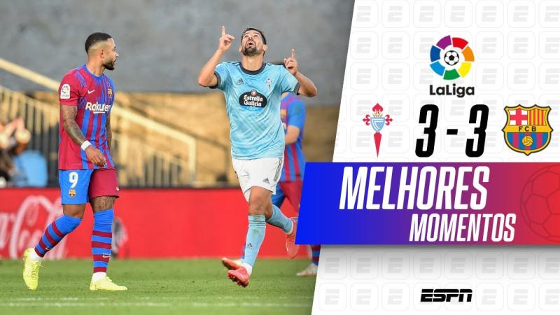 #Barcelona #Celta #LaLiga SURREAL! BARÇA ABRE 3 A 0 E LEVA EMPATE DO CELTA NO ÚLTIMO SEGUNDO | Celta 3 x 3 Barcelona | LaLiga