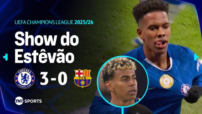 GOLAÇO DE ESTÊVÃO E EXPULSÃO DO BARÇA NUM ATROPELO! CHELSEA 3X0 BARCELONA - MELHORES MOMENTOS