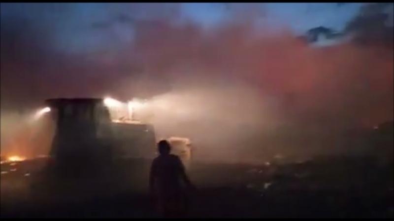 INCÊNDIO NO LIXÃO DE PATOS, PB, NESTE DOMINGO (26) DE SETEMBRO, DE 2021... MUITA FUMAÇA TÓXICA