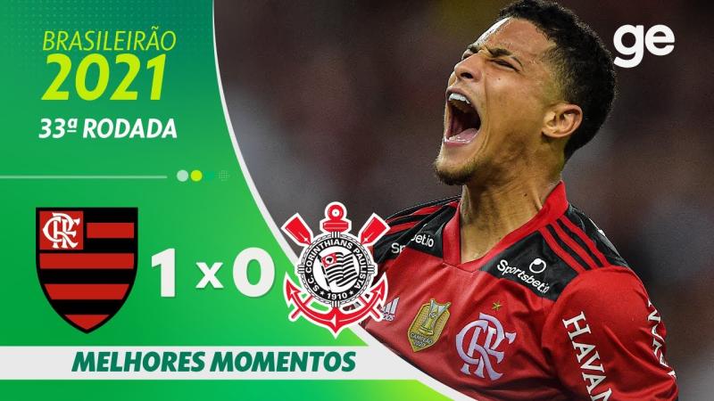 #Flamengo #Corinthians #Brasileirão FLAMENGO 1 X 0 CORINTHIANS | MELHORES MOMENTOS | 33ª RODADA BRASILEIRÃO 2021| ge.globo